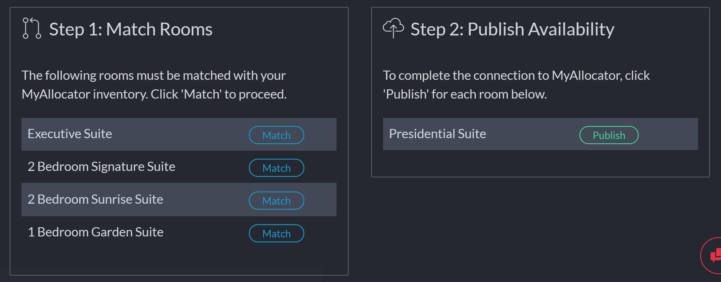 MyAllocator Publish Availability MyAllocator Publish Availability