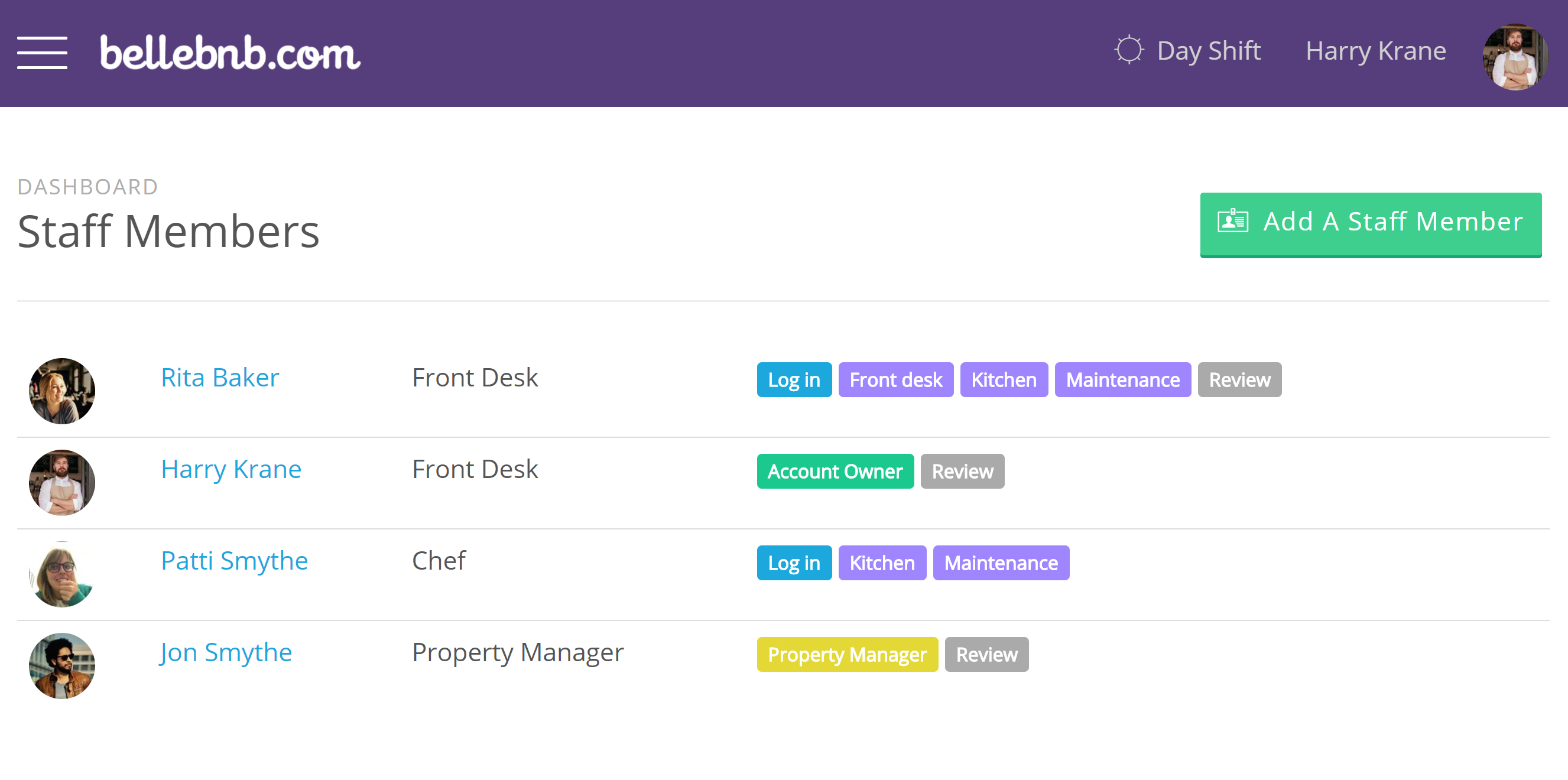Front Desk manager, we have added a new user type: Property Manager. Property Managers have the same access level as the Account Owner, but they are limited to the properties assigned to them. Front Desk manager, we have added a new user type: Property Manager. Property Managers have the same access level as the Account Owner, but they are limited to the properties assigned to them.