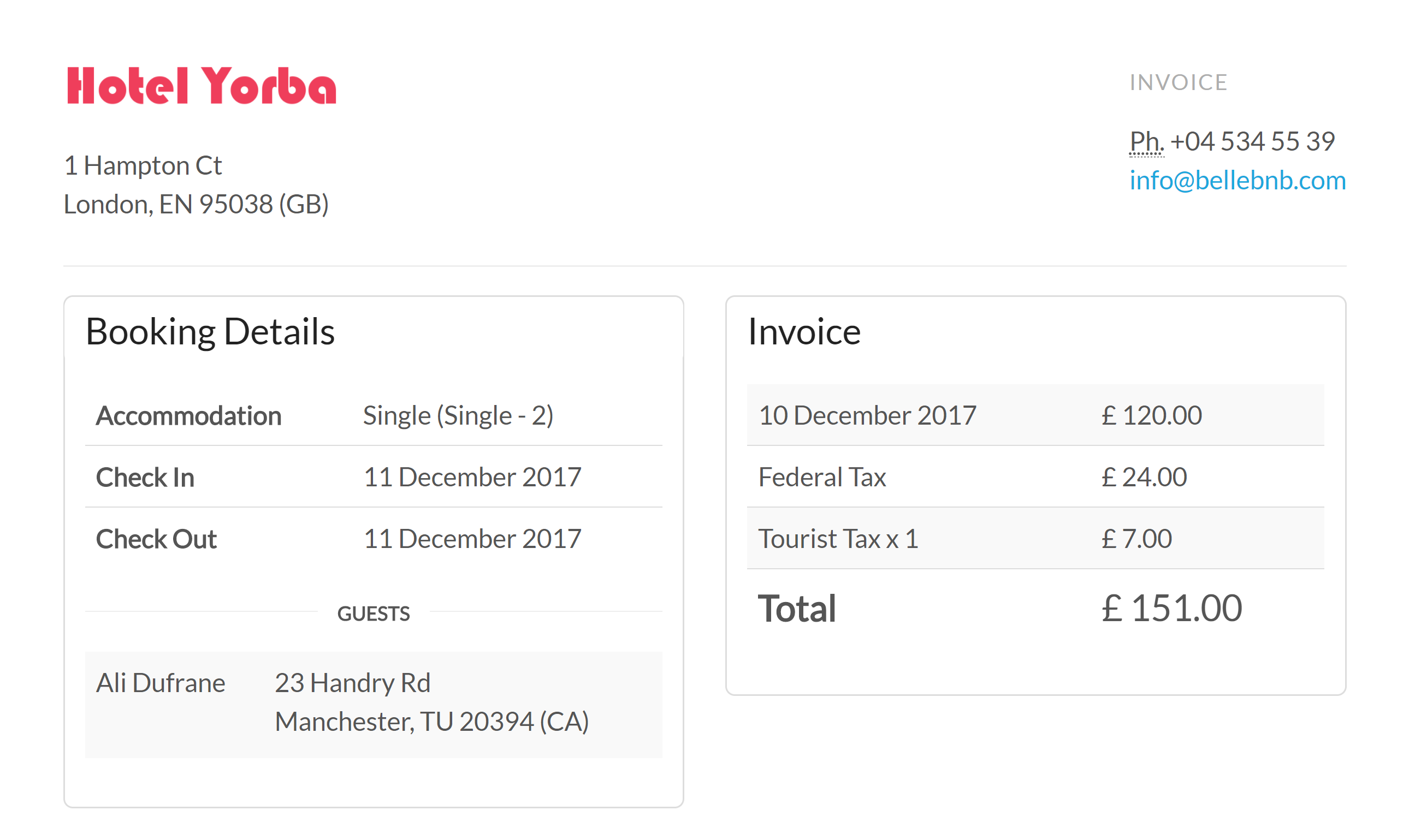 How to Print an Hotel Invoice. How to Print an Hotel Invoice.