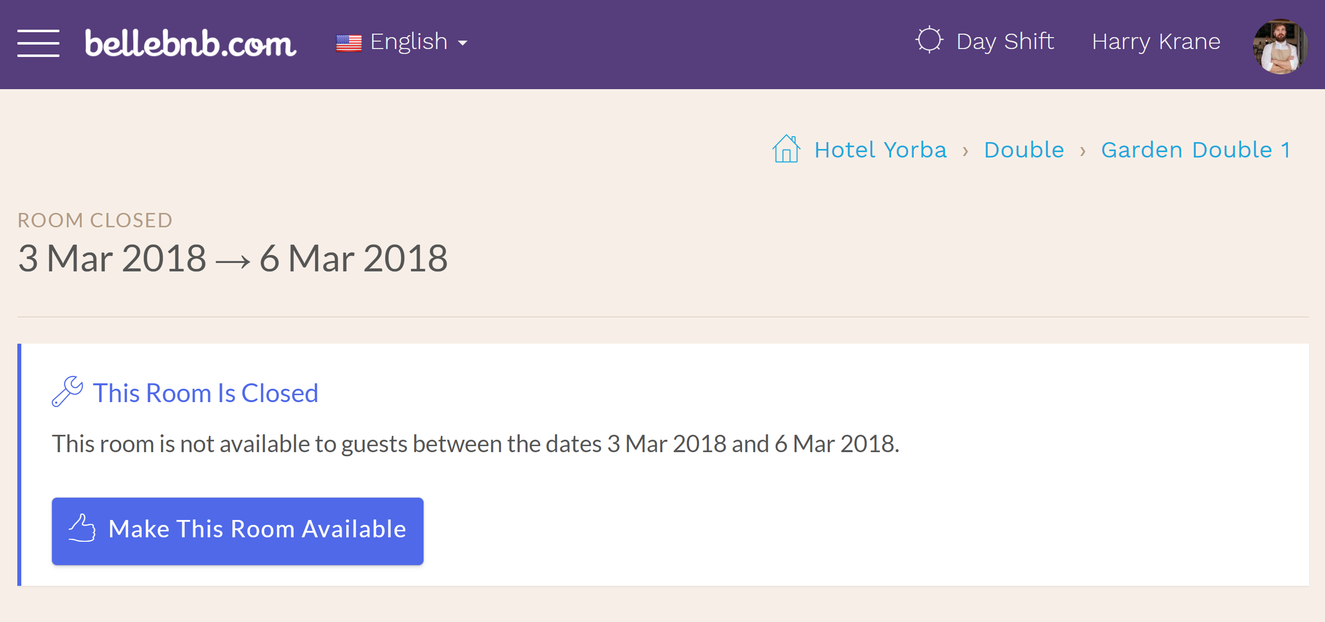 Hotel PMS Software Make this Room Available Hotel PMS Software Make this Room Available