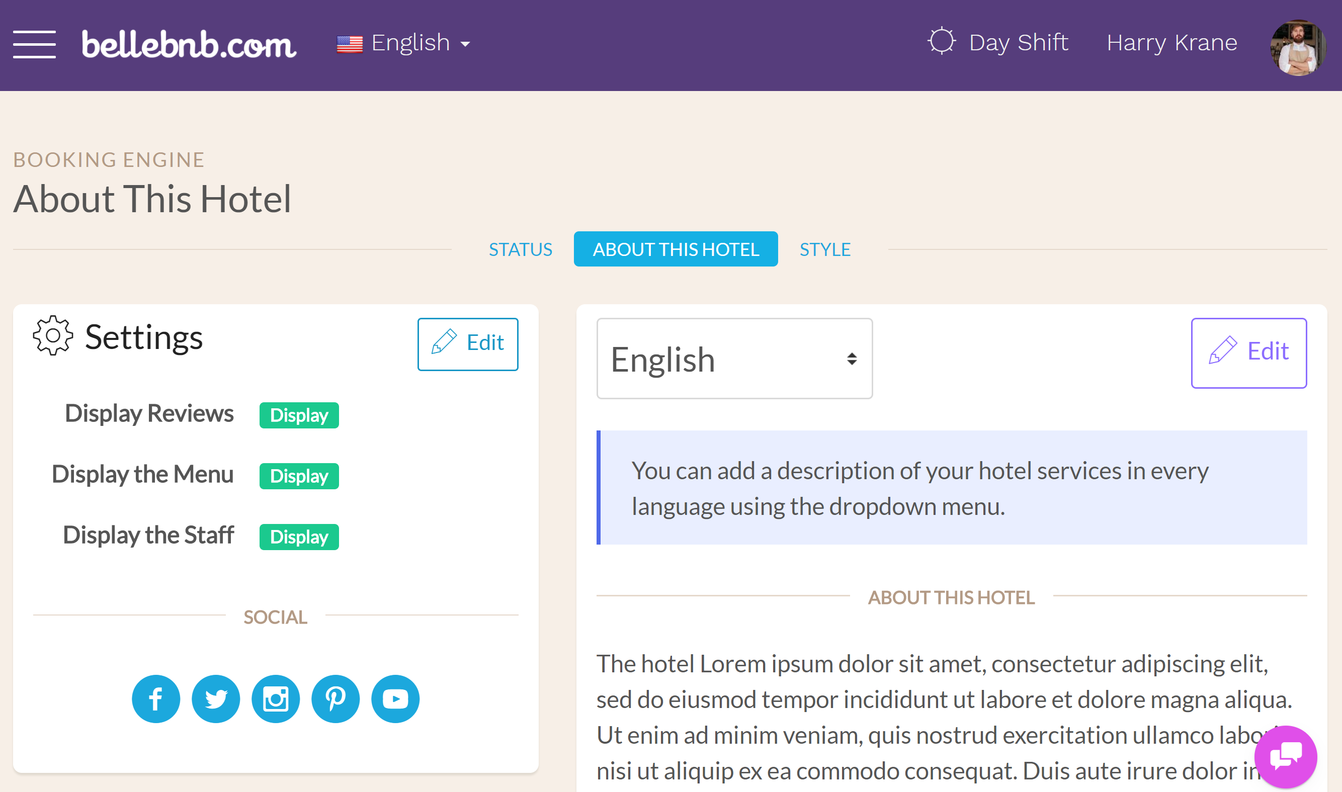 Hotel PMS Software your Hotel social media outlets for your property Hotel PMS Software your Hotel social media outlets for your property