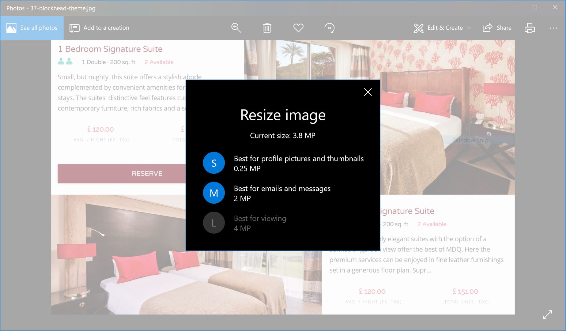 How to display full size photos everywhere in the Booking Engine, which makes everything look bigger and more impressiv Hotel PMS Software How to display full size photos everywhere in the Booking Engine, which makes everything look bigger and more impressiv Hotel PMS Software
