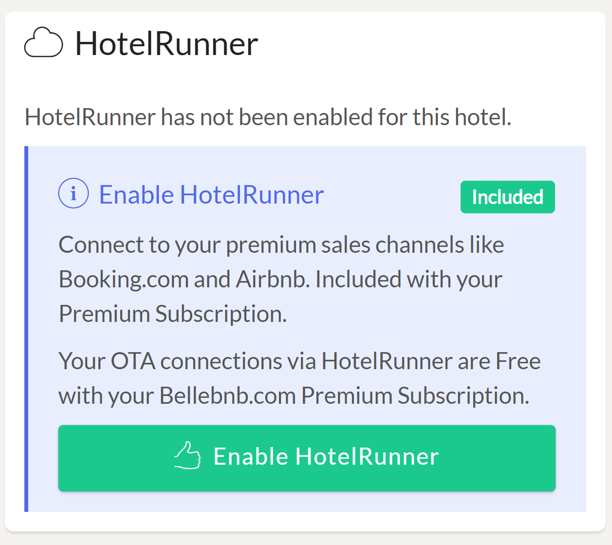 Enable MyHotelCRS Enable MyHotelCRS