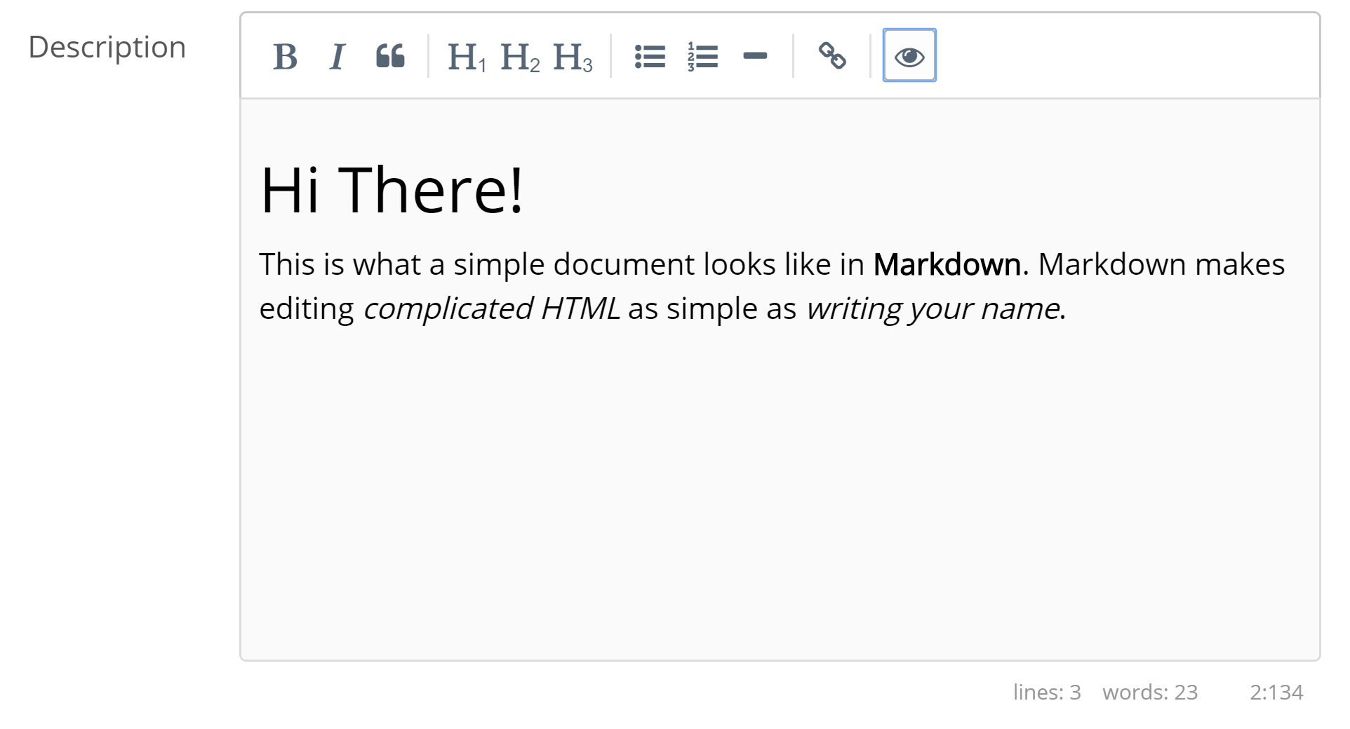Markdown HTML Now Available We have updated the Front Desk and Booking Engine so that you can now edit room descriptions and booking engine additions in Markdown HTML! This is a significant improvement that will allow you to further personalize your booking engine to your hotel brand. Markdown HTML Now Available We have updated the Front Desk and Booking Engine so that you can now edit room descriptions and booking engine additions in Markdown HTML! This is a significant improvement that will allow you to further personalize your booking engine to your hotel brand.