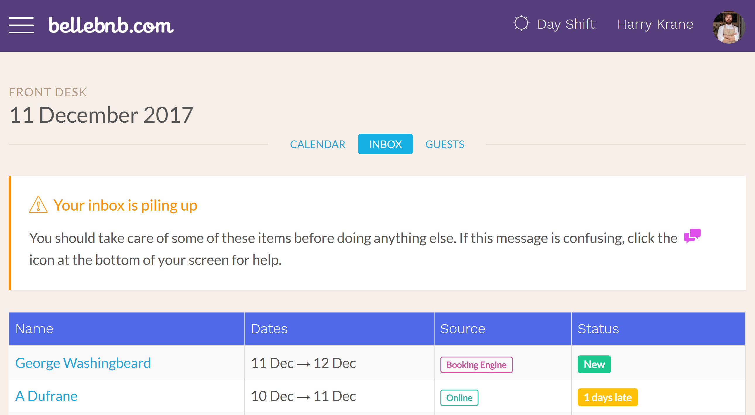 Without leaving the invoice page, open your Front Desk manager in a new tab and view your inbox (‘Front Desk > Hotel Activity’). Click on the new booking you just created. Without leaving the invoice page, open your Front Desk manager in a new tab and view your inbox (‘Front Desk > Hotel Activity’). Click on the new booking you just created.