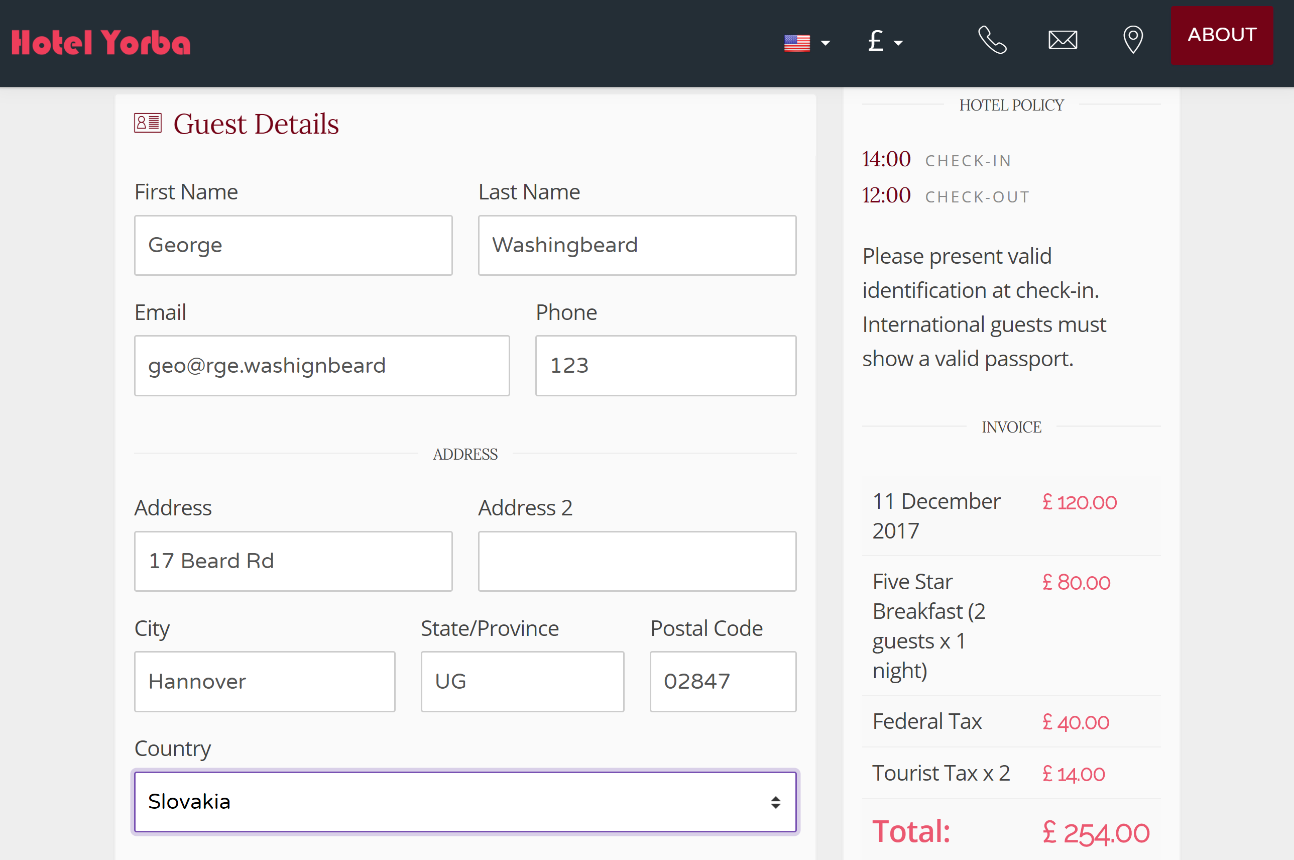 Go through the steps and create a test booking. Enter any test data for name and address, but use your own email address to receive the confirmation email sent by your booking engine. Go through the steps and create a test booking. Enter any test data for name and address, but use your own email address to receive the confirmation email sent by your booking engine.