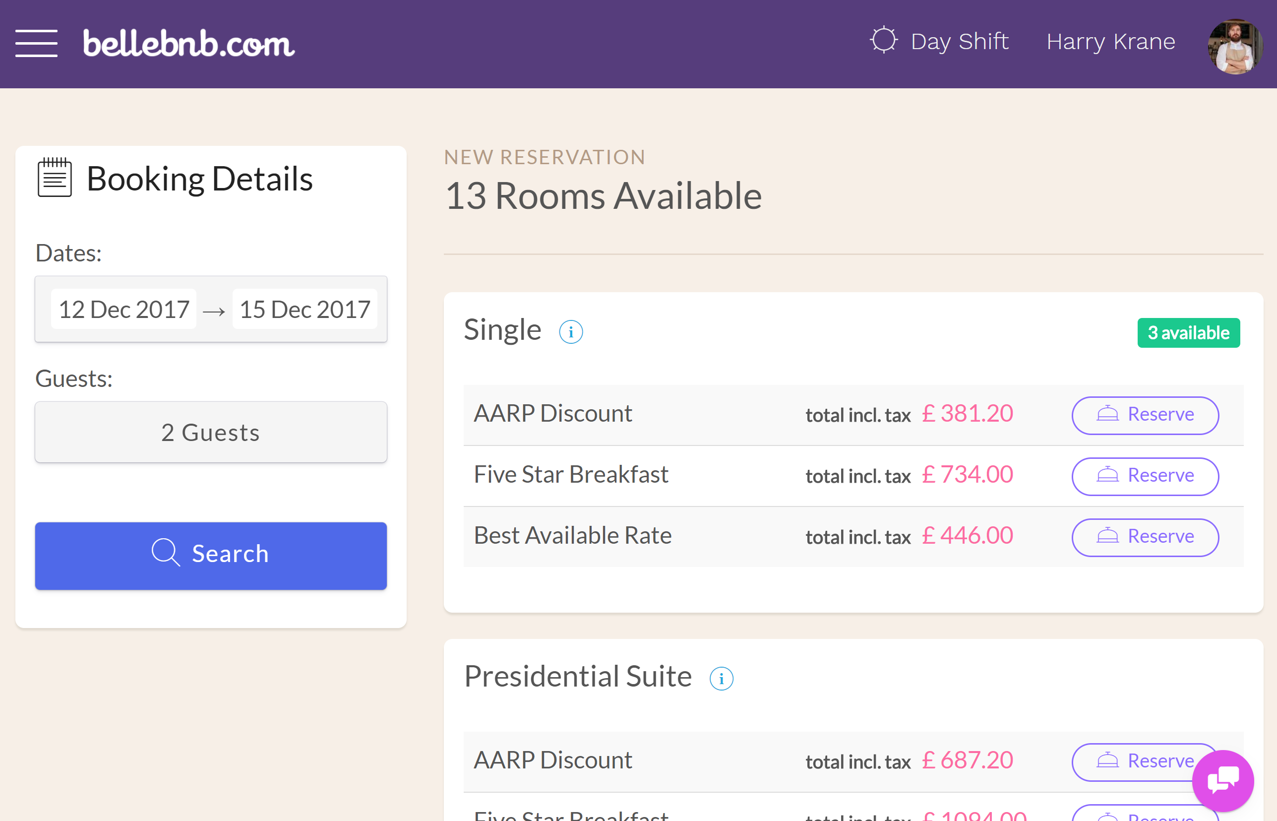 This method is very convenient because you can book an exact room, and you don’t have to leave your calendar. The drawback is you only see the price for the selected room. Sometimes a guest will call in and expect several options to be offered This method is very convenient because you can book an exact room, and you don’t have to leave your calendar. The drawback is you only see the price for the selected room. Sometimes a guest will call in and expect several options to be offered
