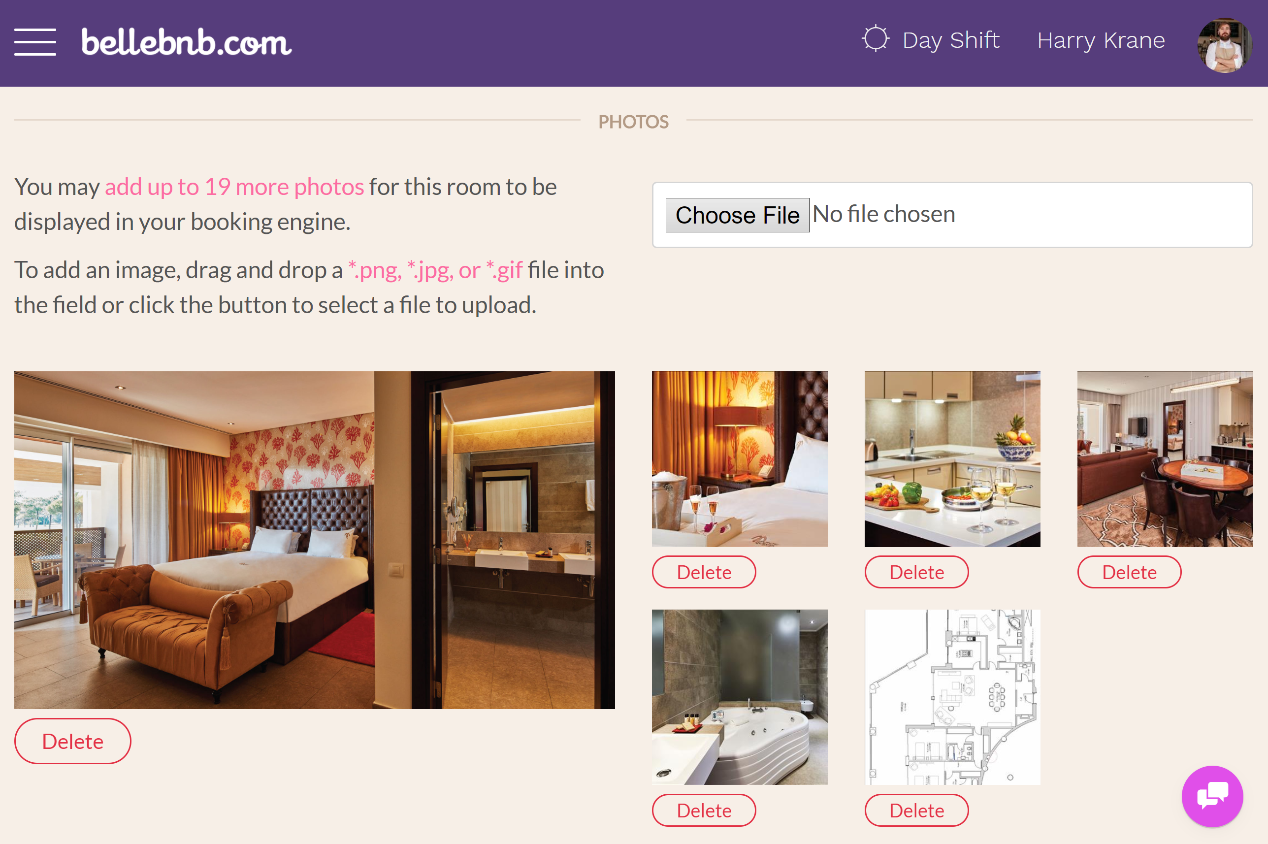 You should also add photos for your room types to see how your hotel will look to your potential guests. Go to ‘My Hotel > Room Types’ and select any room. You should also add photos for your room types to see how your hotel will look to your potential guests. Go to ‘My Hotel > Room Types’ and select any room.