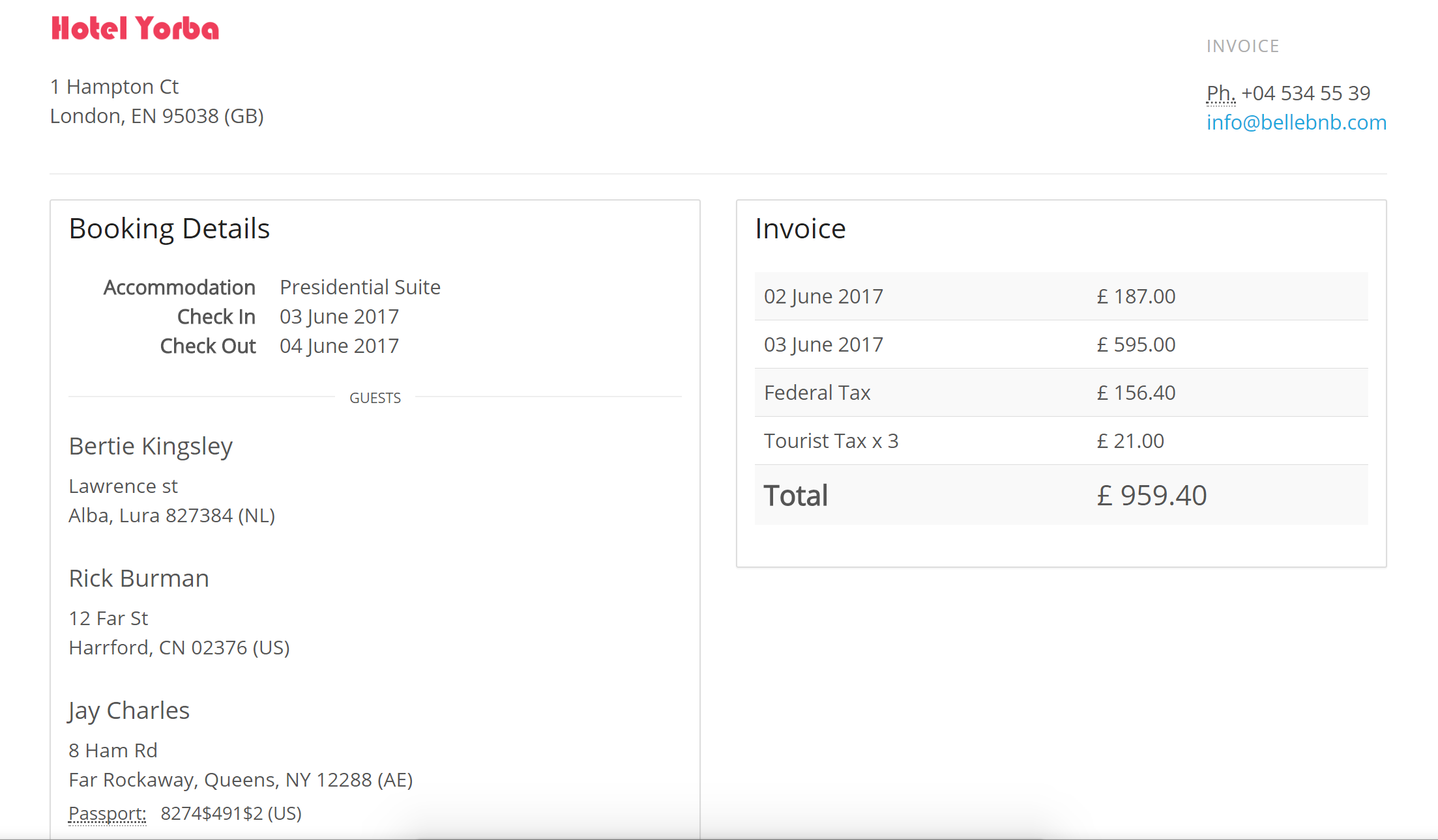 Hotel Automatic Taxes & Fees Hotel Automatic Taxes & Fees