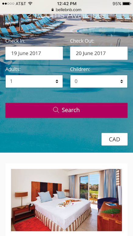 Bellebnb PMS Booking Optimized for Mobile (iOS, Android) Bellebnb PMS Booking Optimized for Mobile (iOS, Android)