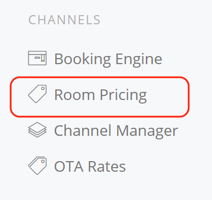 Channels Manager Set Price by Room Rate day Channel Channels Manager Set Price by Room Rate day Channel