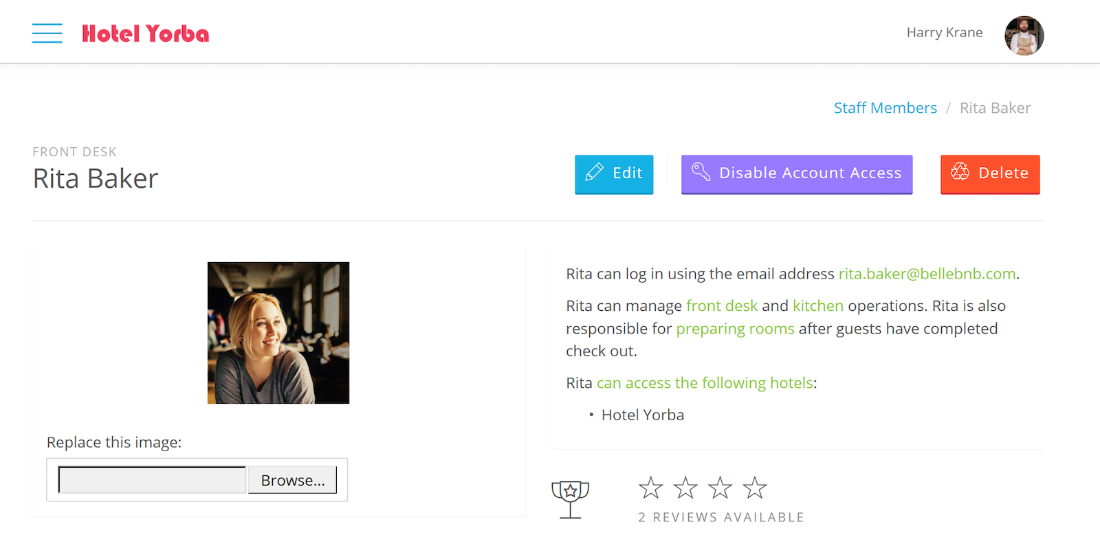 Hotel Staff Review Engine Hotel Staff Review Engine