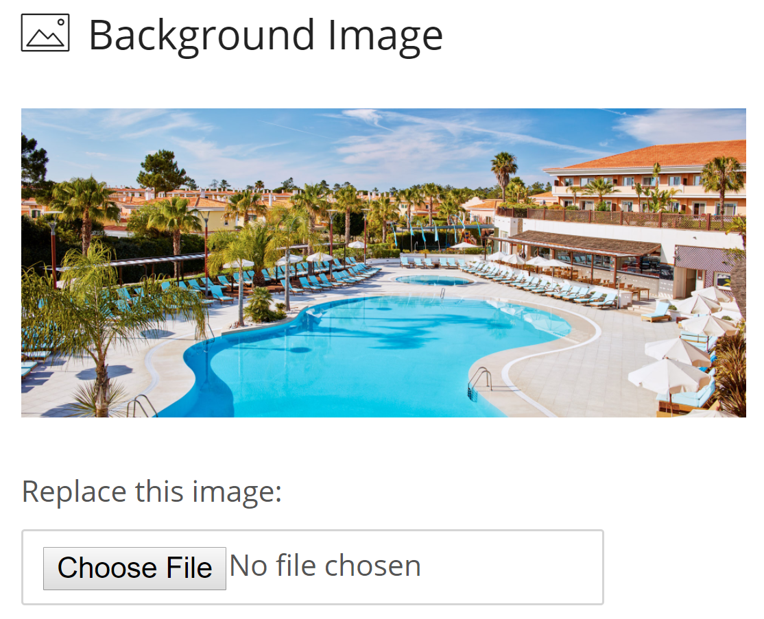 Add Photos and Text to your hotel booking engine to make your rooms attractive to potential visitors